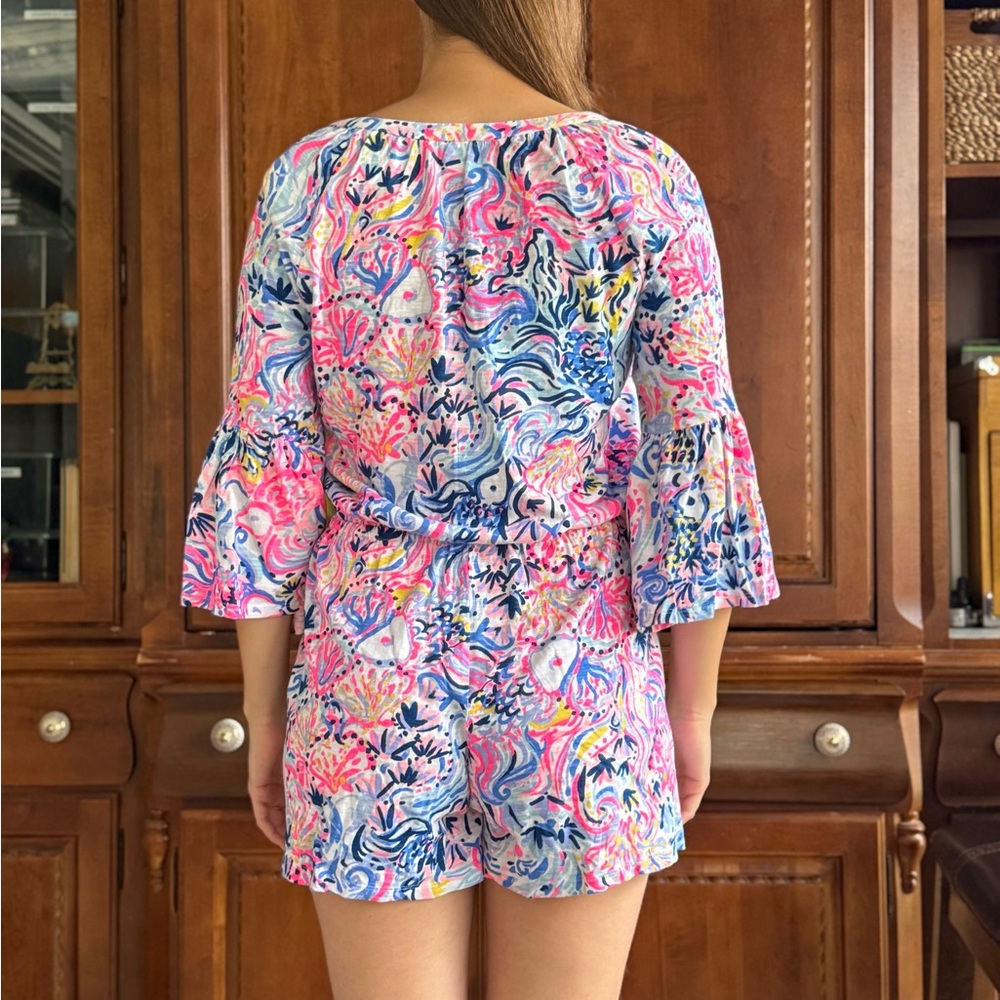 Lilly Pulitzer Multicolor Floral Romper - Picture 3 of 3